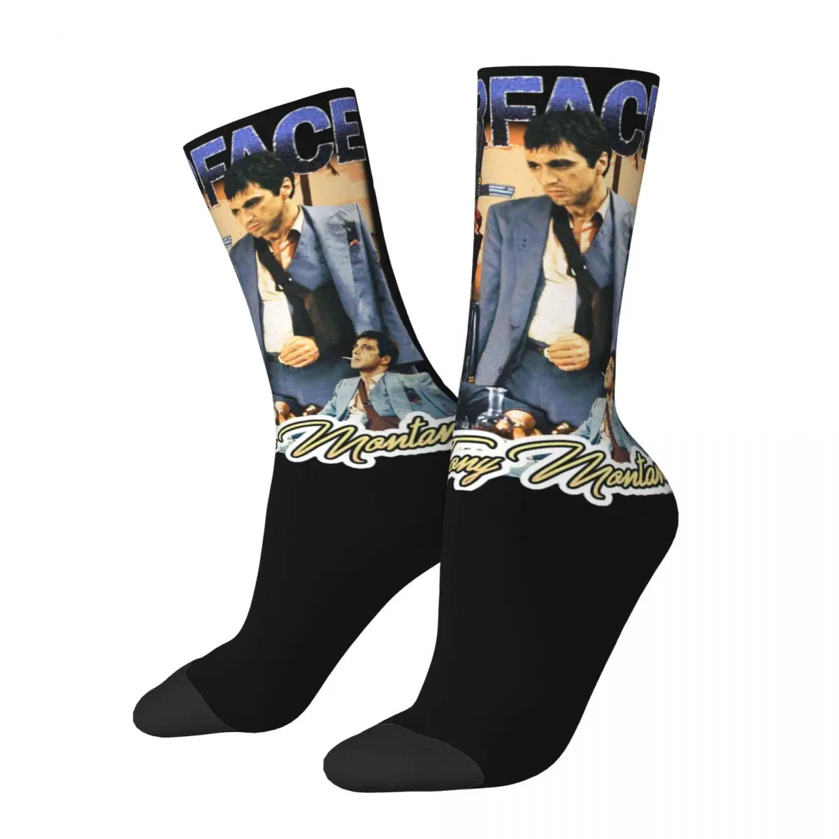 New Male Men Socks Novelty Tony Montana Scarface Sock Polyester Graphic Women Socks Spring Summer Autumn Winter
New Male Men Socks Novelty Tony Montana Scarface Sock Polyester Graphic Women Socks Spring Summer Autumn Winter