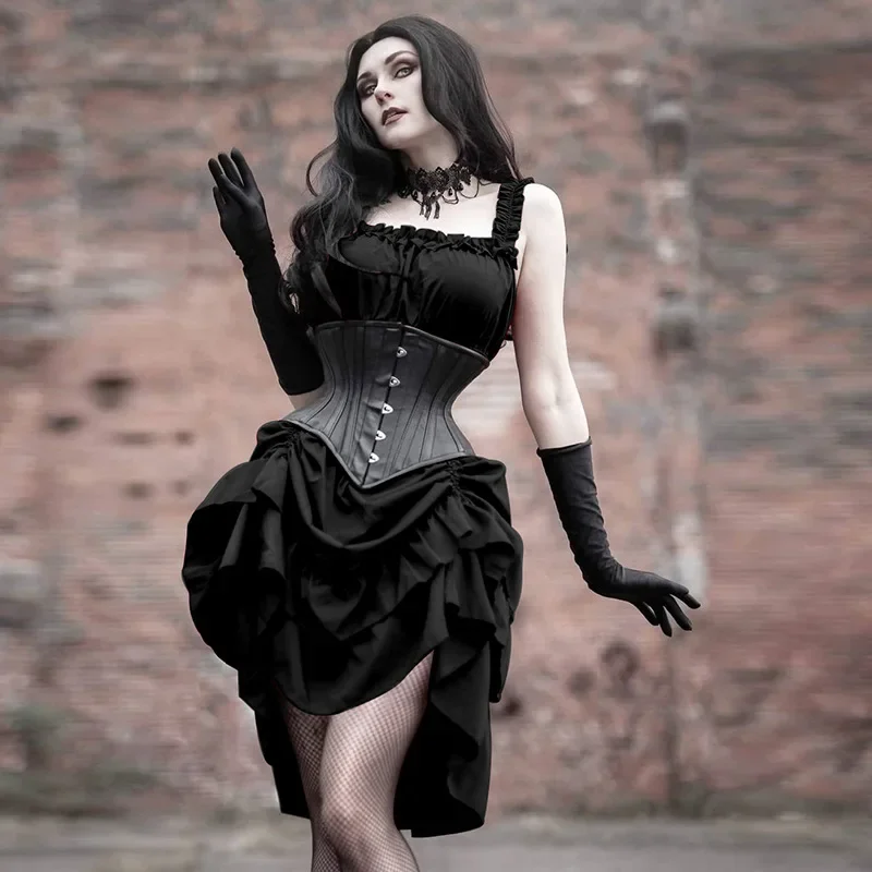 

Hourglass Waist Trainer Corset Top Women Gothic Steampunk underbust Bustier Body Shapewear Slimming Belly Sheath Modeling Strap