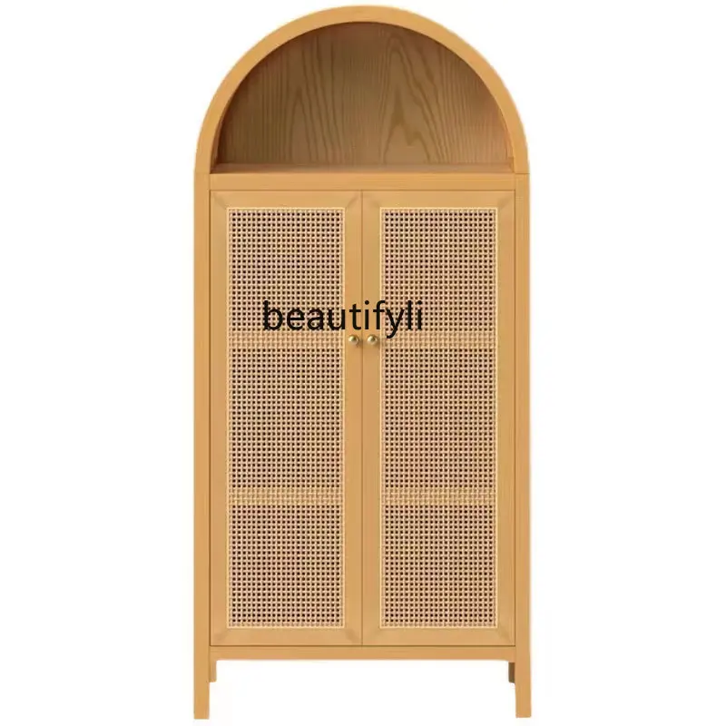European-Style Ash Bookcase Rattan Floor Decoration Cabinet Living Room Locker Arch Storage Cabinet
European-Style Ash Bookcase Rattan Floor Decoration Cabinet Living Room Locker Arch Storage Cabinet