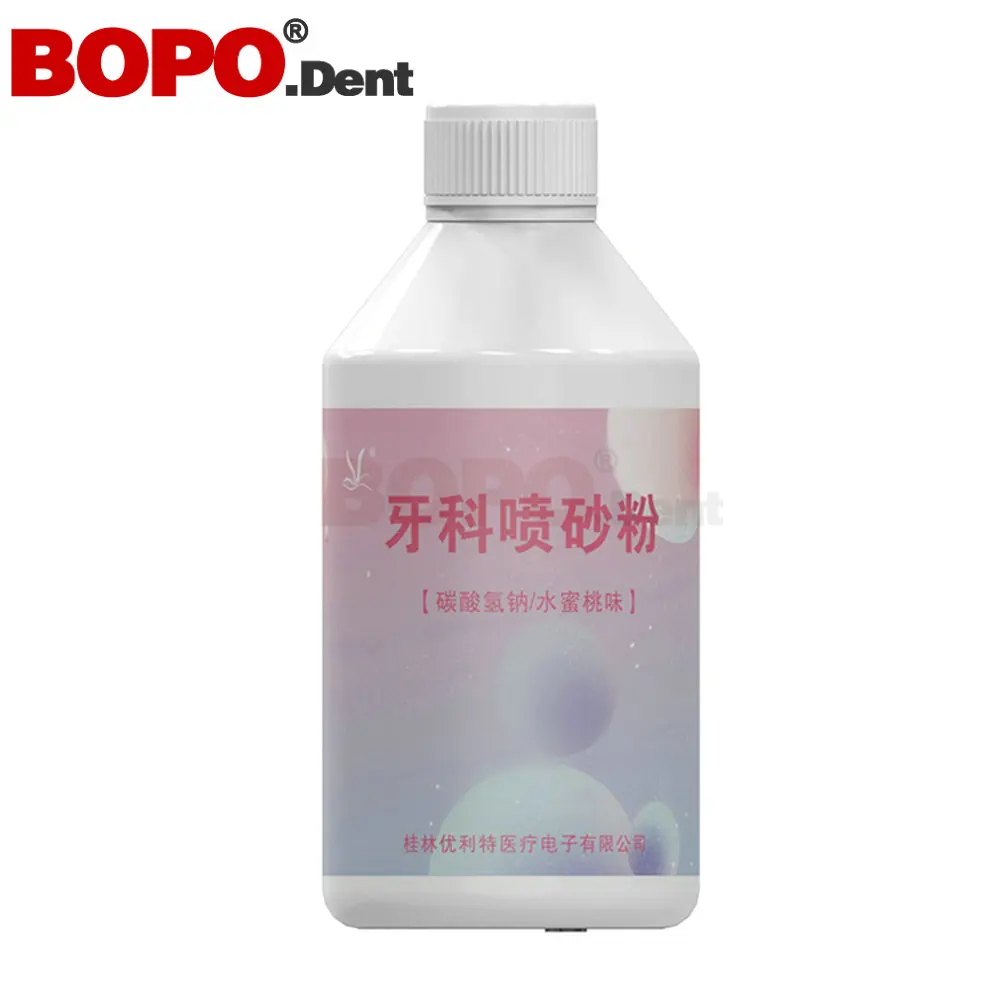 Dental Sandblasting Air Polishing Powder for Prophy Air Jet Flow Teeth Polishing Plaque Stain Removal Teeth Whitening
Dental Sandblasting Air Polishing Powder for Prophy Air Jet Flow Teeth Polishing Plaque Stain Removal Teeth Whitening