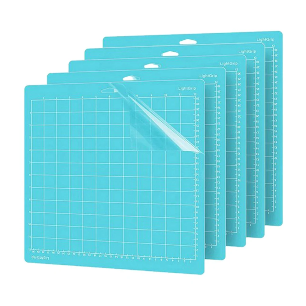 5Pcs Cutting Mat Light Grip for Cricut One/Air/Explore Air2&Air 3 /Maker&Maker 3 Quilting Cutting Mats 12X12 Inch-Blue
5Pcs Cutting Mat Light Grip for Cricut One/Air/Explore Air2&Air 3 /Maker&Maker 3 Quilting Cutting Mats 12X12 Inch-Blue