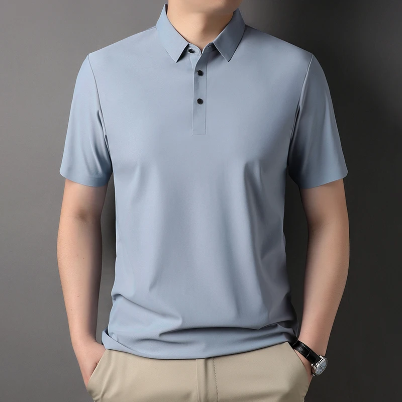 Summer Hot New Top Brand Traceless Men's Solid Short Sleeve Breathable Casual Business Thin T-shirt
Summer Hot New Top Brand Traceless Men's Solid Short Sleeve Breathable Casual Business Thin T-shirt