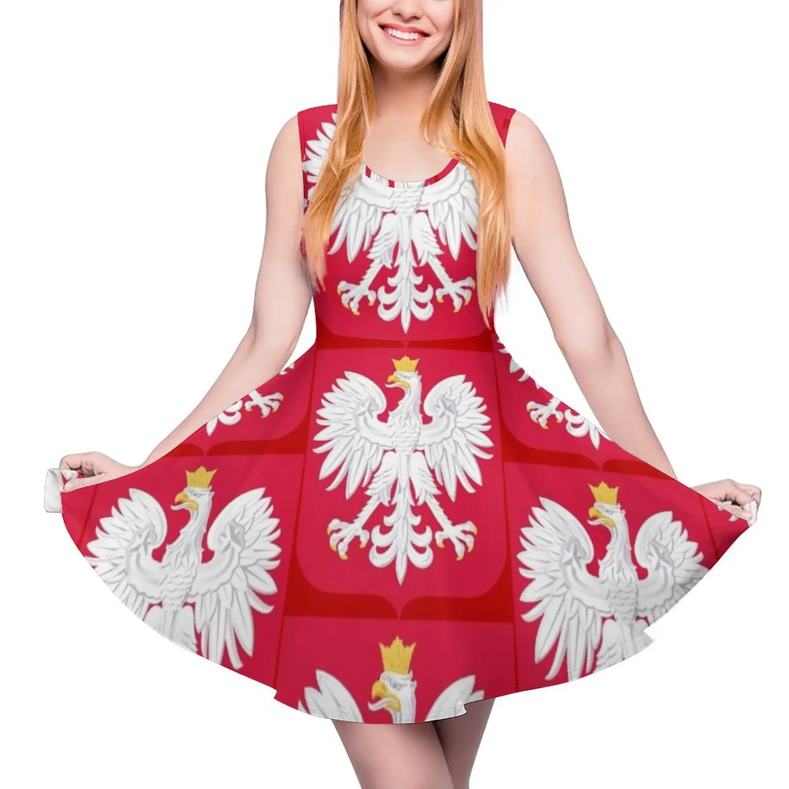 Poland coat of arms Round Neck Dress Elegant gowns long sleeve dresses dress for woman
Poland coat of arms Round Neck Dress Elegant gowns long sleeve dresses dress for woman