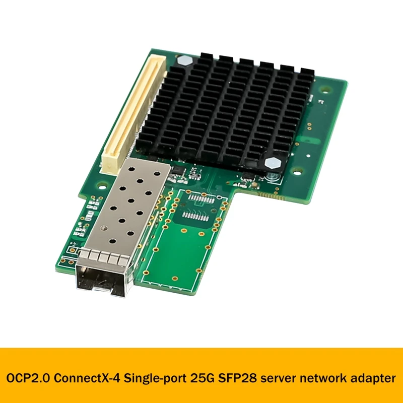OCP2.0 Mellanox X-4 сетевая карта с одним оптическим портом 25G SFP28, сетевая карта для сервера SFP28, волоконно-оптическая сетевая карта
OCP2.0 Mellanox X-4 сетевая карта с одним оптическим портом 25G SFP28, сетевая карта для сервера SFP28, волоконно-оптическая сетевая карта