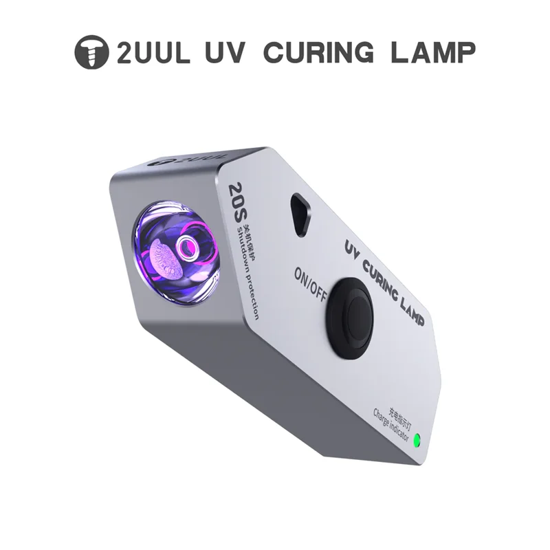 2UUL SC05 UV Curing Lamp for Mobile Phone Maintenance Portable Rechargeable Dual Light Core UV Fast Curing Tool 
2UUL SC05 UV Curing Lamp for Mobile Phone Maintenance Portable Rechargeable Dual Light Core UV Fast Curing Tool