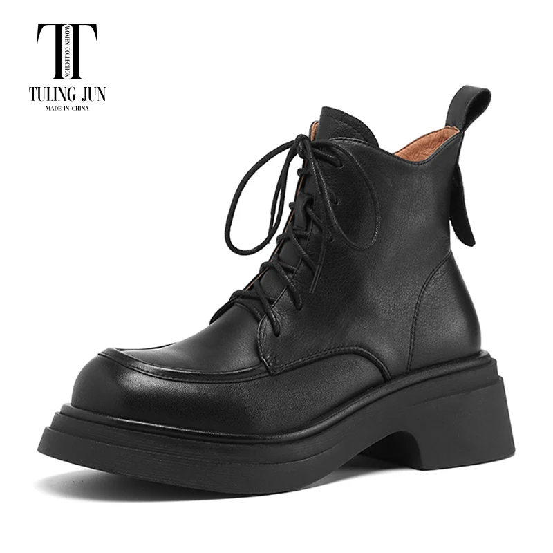 TULING JUN 2023 Autumn Winter Women's Shoes Rounded Toe Chunky High Heel Comfort Retro Neutral Boots For Women DS-B303-6
TULING JUN 2023 Autumn Winter Women's Shoes Rounded Toe Chunky High Heel Comfort Retro Neutral Boots For Women DS-B303-6
