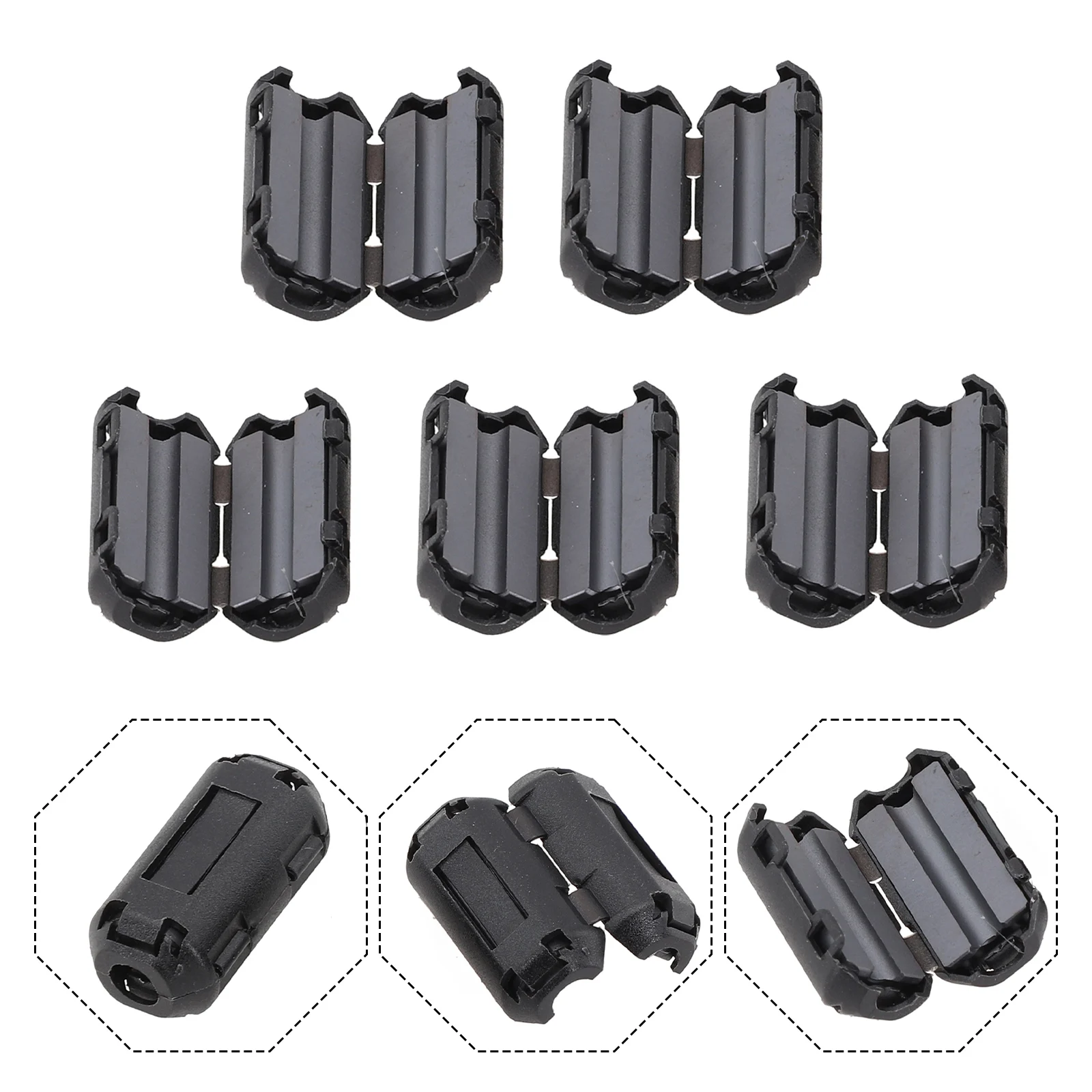 Duable High Quality Particular Useful Brand New Noise Filter Nickel Zinc Ferrite 5mm Black RFI Toroidal 5x 3.5mm
Duable High Quality Particular Useful Brand New Noise Filter Nickel Zinc Ferrite 5mm Black RFI Toroidal 5x 3.5mm
