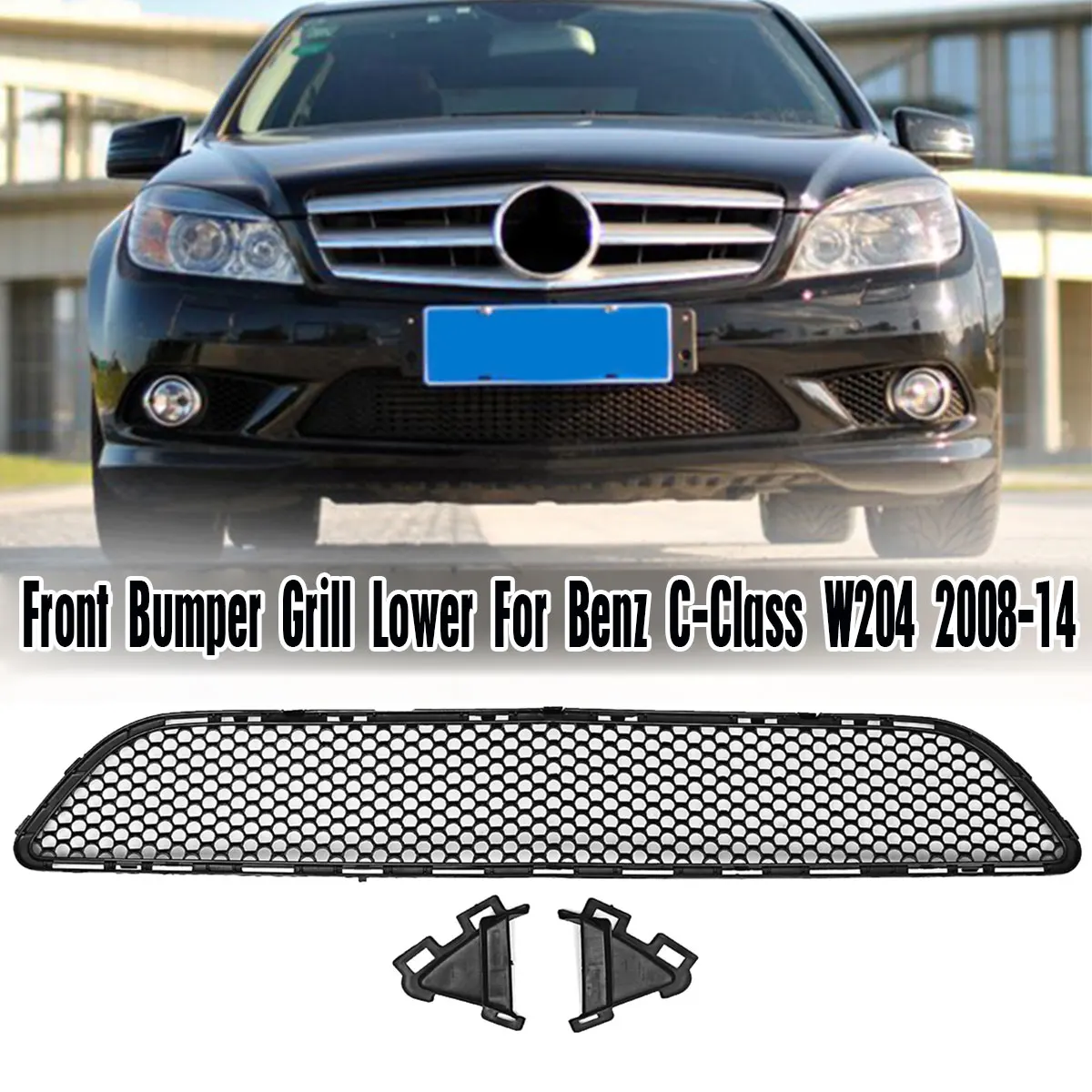 W204 Front Bumper Lower Grille Grill For Mercedes For Benz C-Class for AMG W204 2008-2014 Front Lower Racing Grills Mesh Grille
W204 Front Bumper Lower Grille Grill For Mercedes For Benz C-Class for AMG W204 2008-2014 Front Lower Racing Grills Mesh Grille