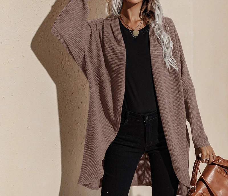Fashion Women's Spring and Autumn New Sweater Solid Color Long Sleeve Knit Sweater Jacket Women Coats
Fashion Women's Spring and Autumn New Sweater Solid Color Long Sleeve Knit Sweater Jacket Women Coats