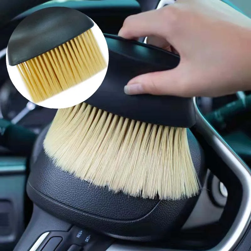 

Car Brush Car Crevice Dust Removal Artifact Brush Tools Accessory For Ford Focus Fusion Escort Kuga Ecosport Fiesta Falcon EDGE/