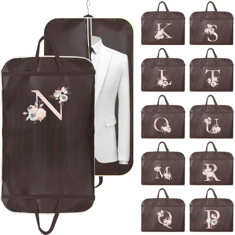 Dustproof Clothing Cover Pink Flower Letter Wedding Dress Dust Cover Suit Coat Storage Bag Garment Bag Hanging Clothes Organizer
Dustproof Clothing Cover Pink Flower Letter Wedding Dress Dust Cover Suit Coat Storage Bag Garment Bag Hanging Clothes Organizer
