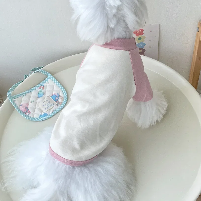 Dogs Clothing Cat Patchwork Sleeve Base Shirt Dog Clothes Puppy Simple Fashion Small Spring Summer Comfortable Soft Pet Items
Dogs Clothing Cat Patchwork Sleeve Base Shirt Dog Clothes Puppy Simple Fashion Small Spring Summer Comfortable Soft Pet Items