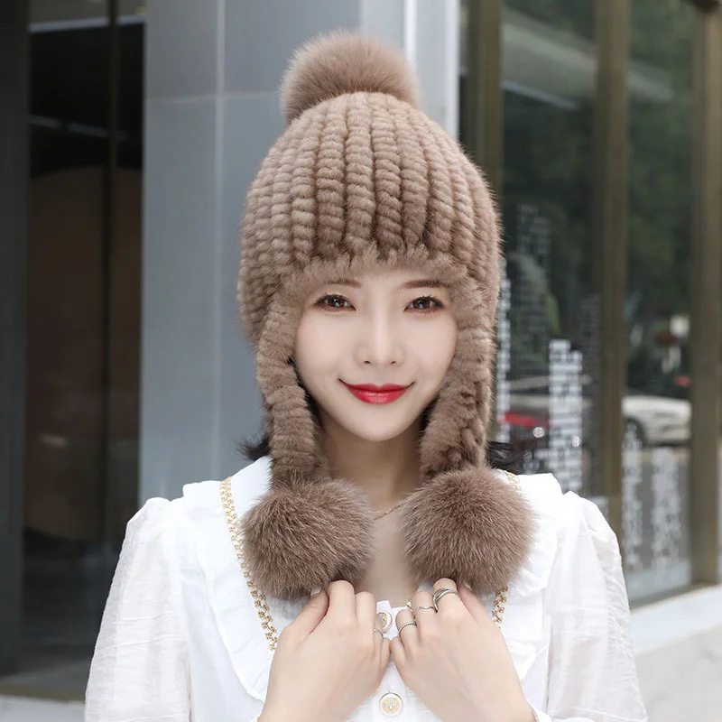 High Quality Women's Fur Straw Hat Thickened Mink Hair Fashion Warm Hat Casual Stretch Winter Outdoor Ear Protection Hat 2023
High Quality Women's Fur Straw Hat Thickened Mink Hair Fashion Warm Hat Casual Stretch Winter Outdoor Ear Protection Hat 2023