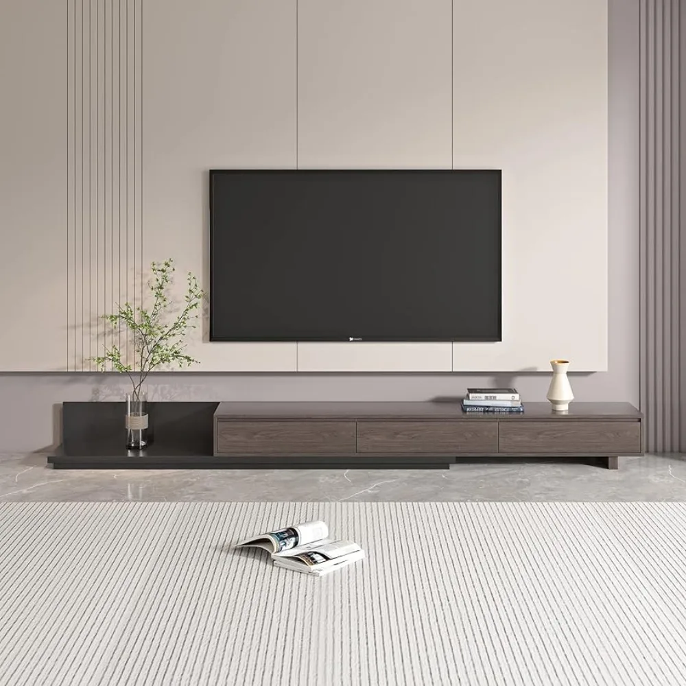 Tv Stand Entertainment Center Table Furniture, 3-Drawer Retracted Extendable TV Stand in Stretch 79"- 130"
Tv Stand Entertainment Center Table Furniture, 3-Drawer Retracted Extendable TV Stand in Stretch 79"- 130"