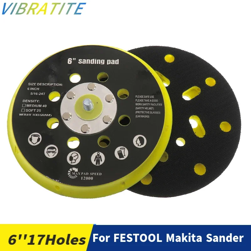 Коврик шлифовальный 6-дюймовый, 150 мм, 17 отверстий, совместимый с Festool RO1 ES150 ET2 ES150 ETS 150 для BO6030 BO6040
Коврик шлифовальный 6-дюймовый, 150 мм, 17 отверстий, совместимый с Festool RO1 ES150 ET2 ES150 ETS 150 для BO6030 BO6040