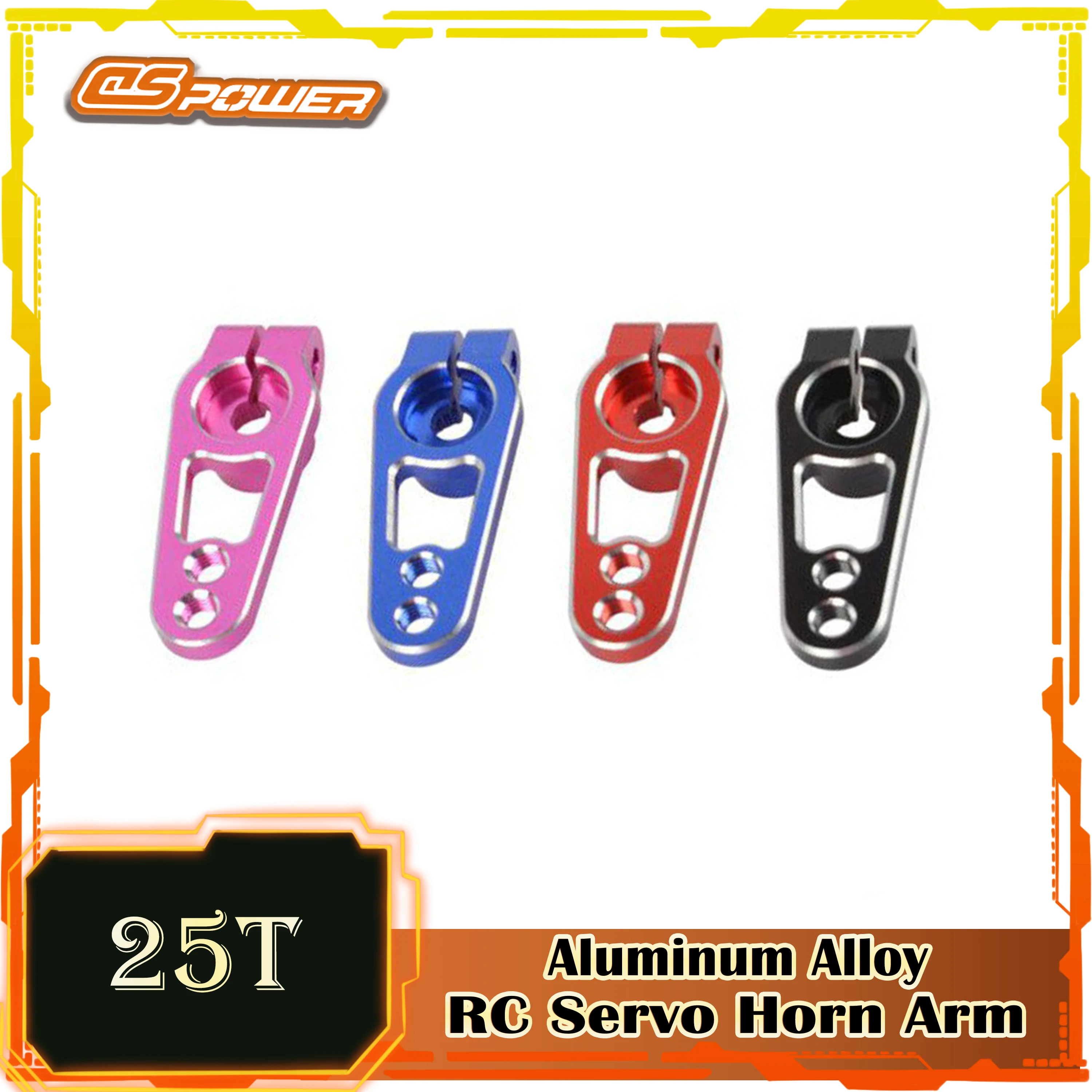 25T M3 Aluminum Alloy Servo Horn Arms Spline Clamp Steering for MG995 MG996R E9001 Futaba Savox Xcore HSP PowerHD JX SPT Dspower
25T M3 Aluminum Alloy Servo Horn Arms Spline Clamp Steering for MG995 MG996R E9001 Futaba Savox Xcore HSP PowerHD JX SPT Dspower