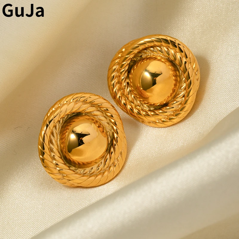 Fashion Jewelry Vintage Temperament Gold Color Metal Earrings For Women Female Gifts Simply Design Ear Accessories Hot Selling
Fashion Jewelry Vintage Temperament Gold Color Metal Earrings For Women Female Gifts Simply Design Ear Accessories Hot Selling