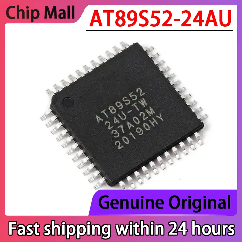 5PCS New Original AT89S52-24AU 8-bit Flash Microcontroller AT89S52 8051 Chip TQFP44
5PCS New Original AT89S52-24AU 8-bit Flash Microcontroller AT89S52 8051 Chip TQFP44