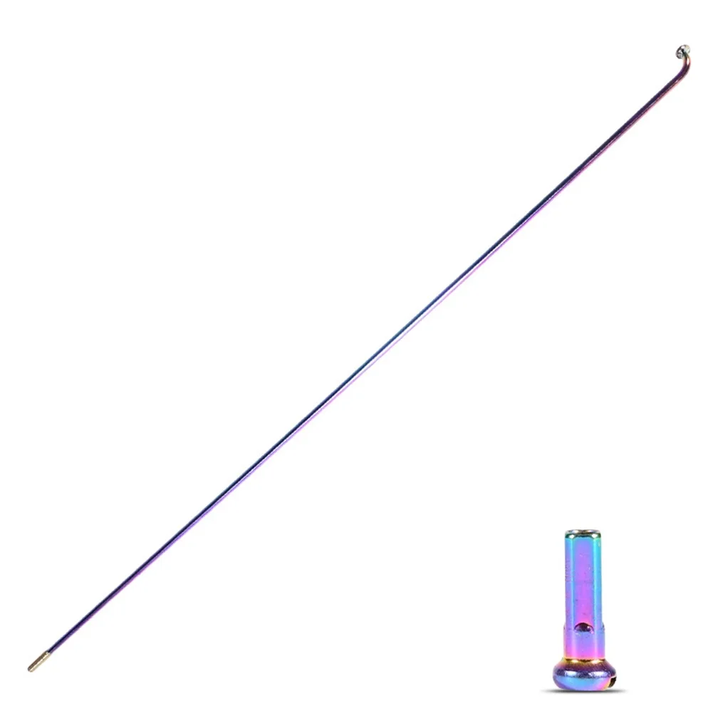 1PC Colorful Bicycle Spoke MTB Road Bike Oil Slick Spoke 259mm/261mm/271mm/273mm/291/293mm Length Cycling Spokes
1PC Colorful Bicycle Spoke MTB Road Bike Oil Slick Spoke 259mm/261mm/271mm/273mm/291/293mm Length Cycling Spokes