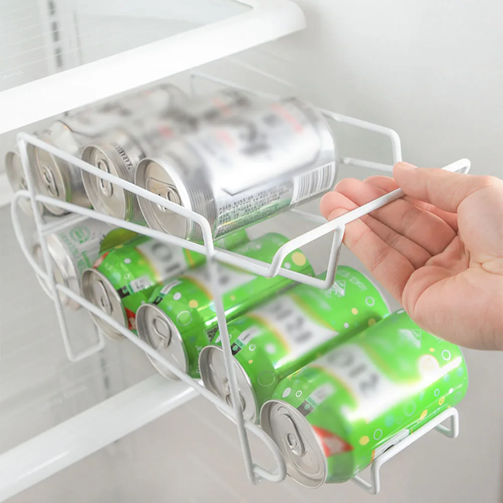 Durable Beverage Can Rack Holder Iron Juice Kitchen Storage Organizer Refrigerator White 34.5x14.5x18.5cm Beer
Durable Beverage Can Rack Holder Iron Juice Kitchen Storage Organizer Refrigerator White 34.5x14.5x18.5cm Beer