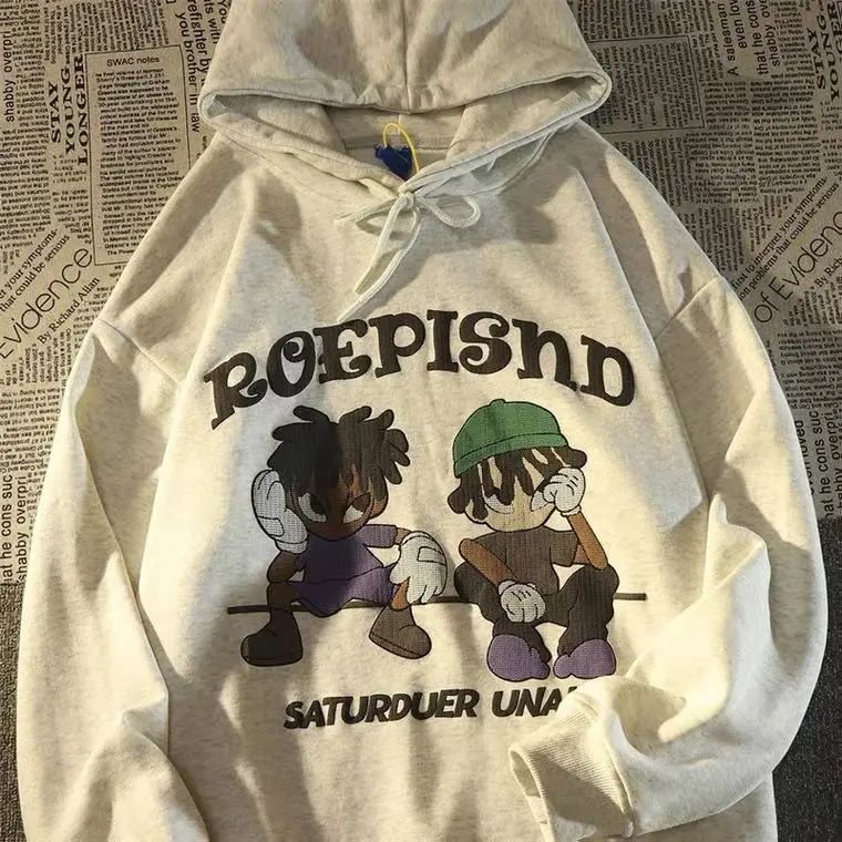 American retro cartoon graphic Hoodie Fashion Winter Y2K Men and Women Personality Loose Street Hip Hop Oversized Hoodie Top
American retro cartoon graphic Hoodie Fashion Winter Y2K Men and Women Personality Loose Street Hip Hop Oversized Hoodie Top