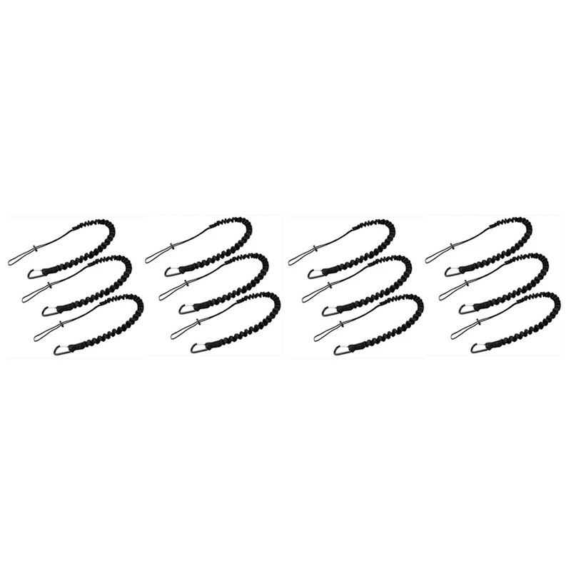 12 Pieces Tool Lanyard,Outdoor Tool Rope,High-Altitude Fall Prevention Safety Rope,Retractable Elastic Tool Rope,Black
12 Pieces Tool Lanyard,Outdoor Tool Rope,High-Altitude Fall Prevention Safety Rope,Retractable Elastic Tool Rope,Black