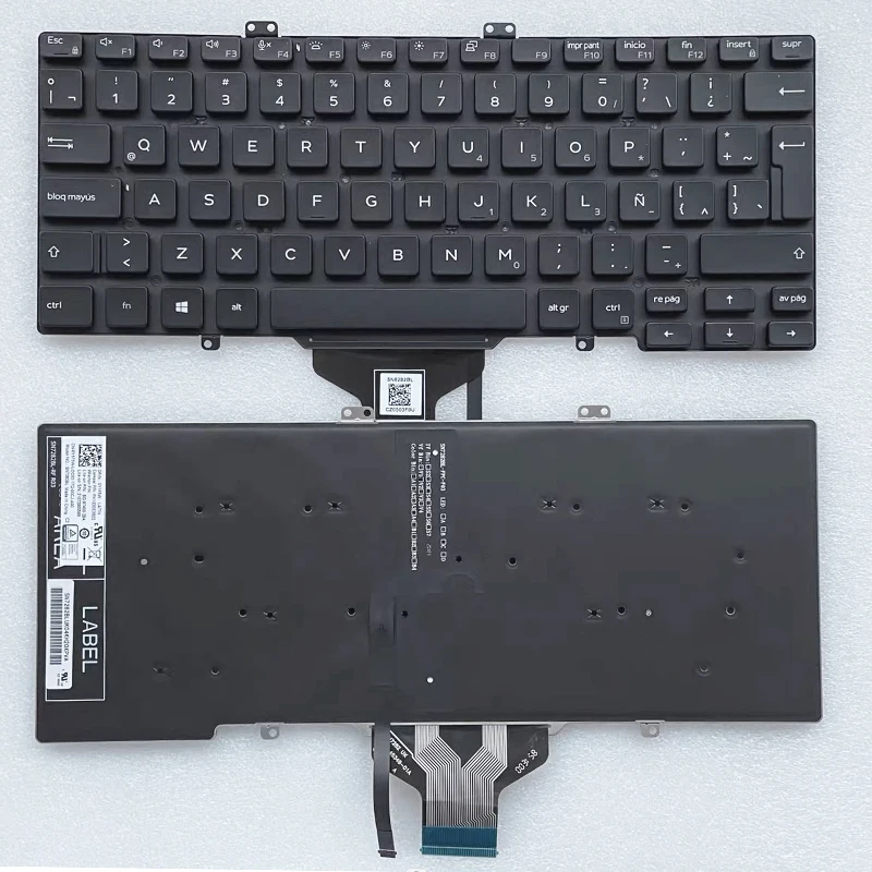 

Latin Backlit Keyboard for DELL Latitude 5400 5401 5410 5411 2019 7400 7410 With Point SP 9GG3W SG-97500 SG-97400 Y1F5W