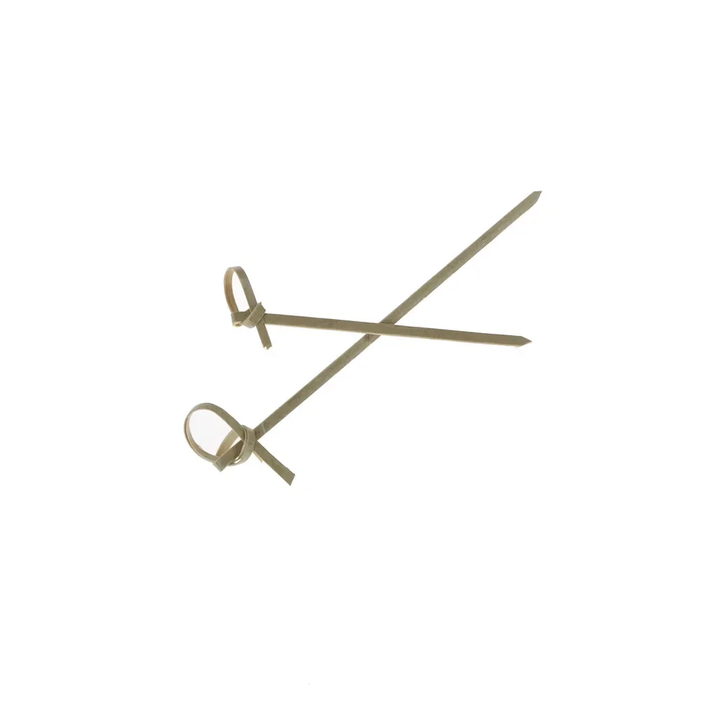 Disposable Bamboo Tie Knotted Skewers Twisted Ends Cocktail Food Fruit Picks Fork Sticks Buffet Cupcake Topper
Disposable Bamboo Tie Knotted Skewers Twisted Ends Cocktail Food Fruit Picks Fork Sticks Buffet Cupcake Topper
