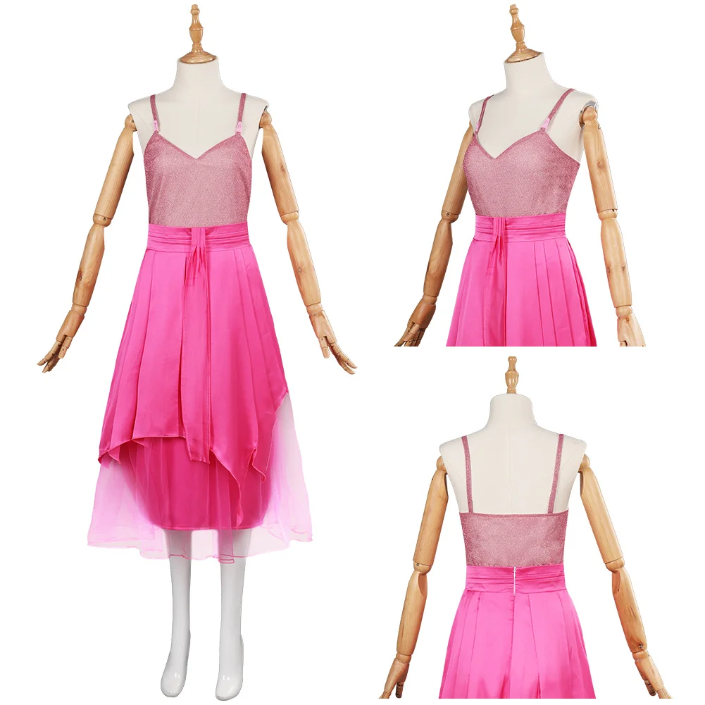 

Женский костюм для косплея, розовое платье в виде барбюра, летний модный костюм, костюм для костюмированной вечеринки на Хэллоуин и карнавал, костюм для ролевых игр для девушек и женщин