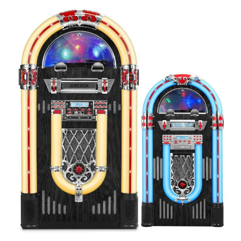 Wurlitzer musikbox musicbox jukebox vinyl record FM Radio CD Player phonograph jukebox machine lp player retro digital jukebox
Wurlitzer musikbox musicbox jukebox vinyl record FM Radio CD Player phonograph jukebox machine lp player retro digital jukebox