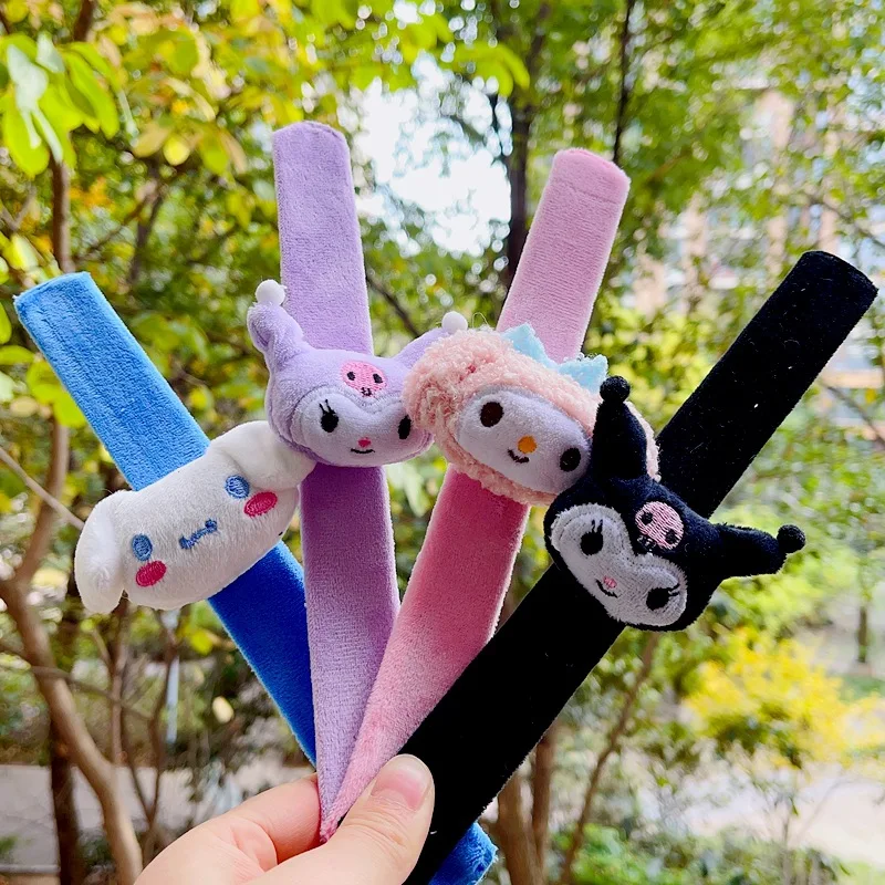 Sanrio Cartoon Hello Kitty Snap Bracelet Kids Party Toys Kuromi Creativity Wristband Kawaii Plush Bracelets Girl Birthday Gifts
Sanrio Cartoon Hello Kitty Snap Bracelet Kids Party Toys Kuromi Creativity Wristband Kawaii Plush Bracelets Girl Birthday Gifts