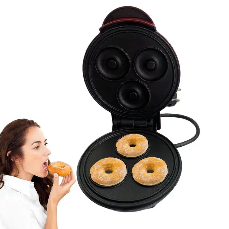 Mini Doughnut Maker Mini Three Holes Doughnut Machine Maker Double Sided Heating Detachable Baking Supplies With Non Stick
Mini Doughnut Maker Mini Three Holes Doughnut Machine Maker Double Sided Heating Detachable Baking Supplies With Non Stick