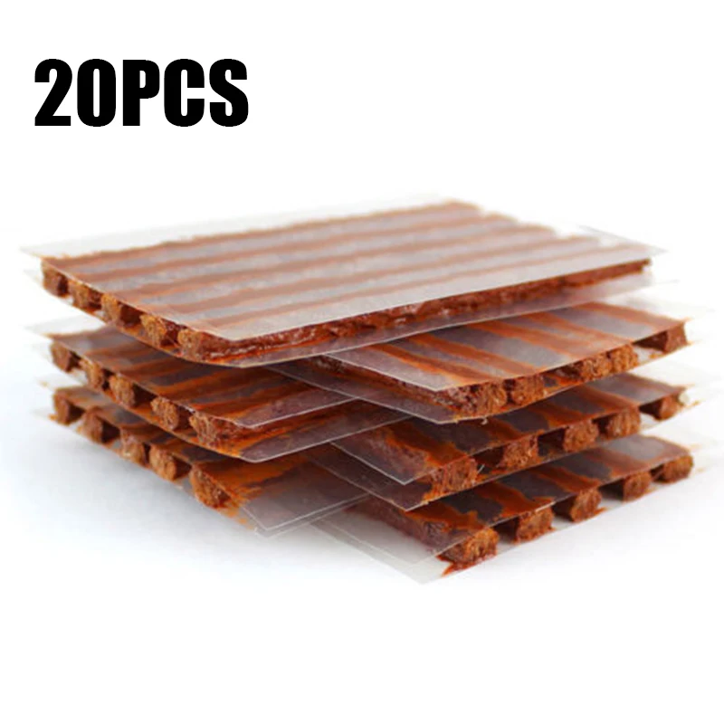 20pcs Self Vulcanizing Tire Repair Plug Tubeless Seal Patch For Tyre Maintenance Car Motorcycle Tyre Repairing Tools
20pcs Self Vulcanizing Tire Repair Plug Tubeless Seal Patch For Tyre Maintenance Car Motorcycle Tyre Repairing Tools