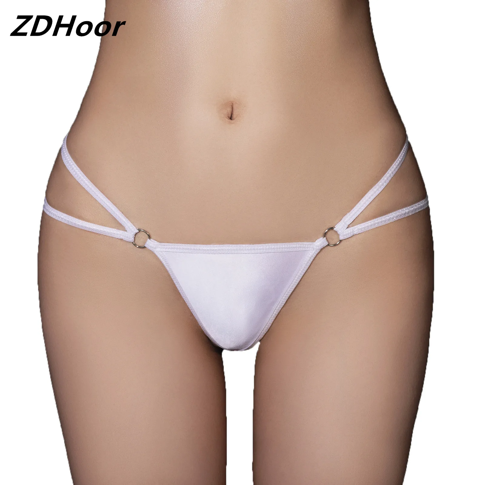 Womens Tempting Glossy Thong Panties Dual-Straps O-Ring Heart-Ring T-Back G-String Briefs Lingerie for Dating Night Nightwear
Womens Tempting Glossy Thong Panties Dual-Straps O-Ring Heart-Ring T-Back G-String Briefs Lingerie for Dating Night Nightwear