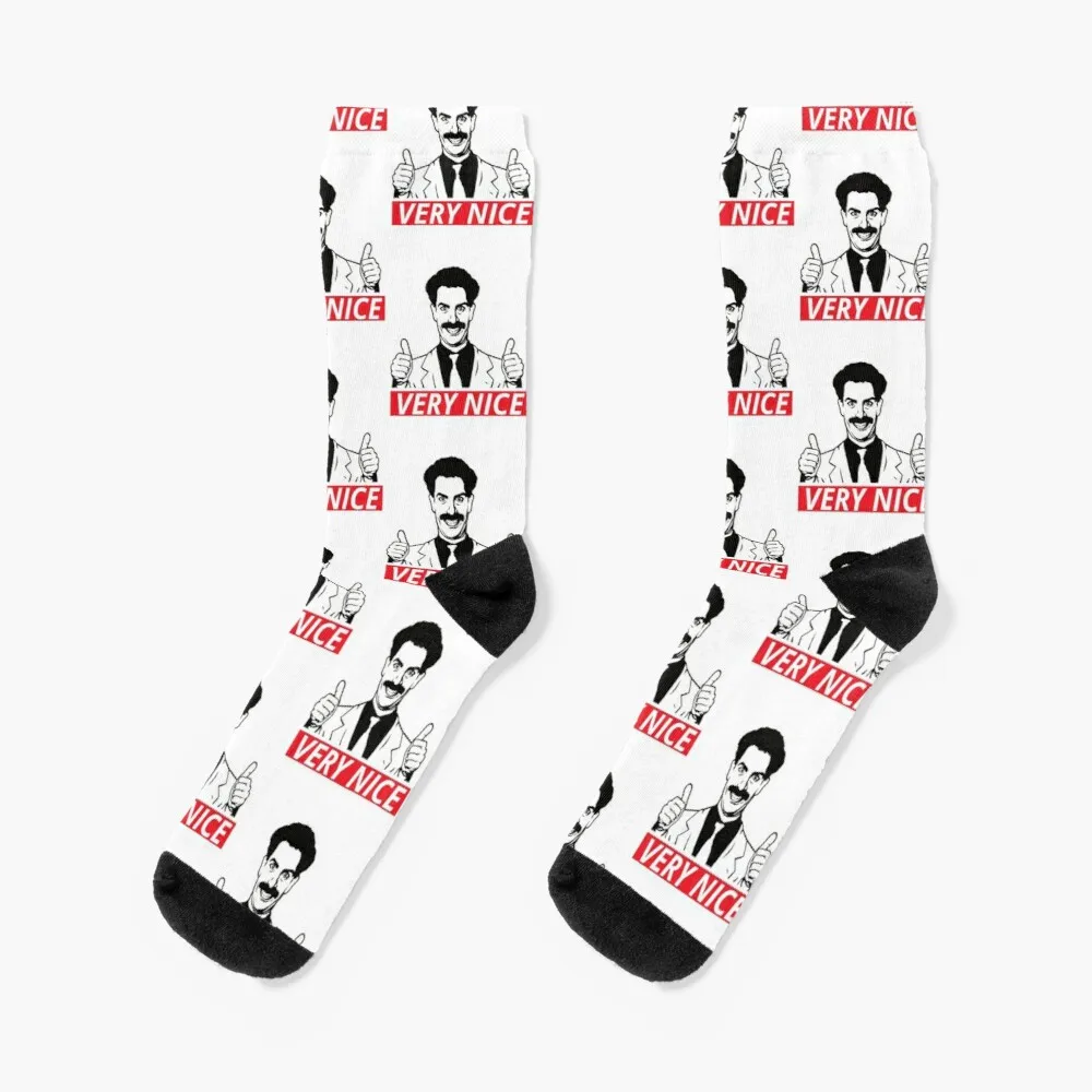 

Borat Very Nice Socks Compression Stockings For Women Gift For Man