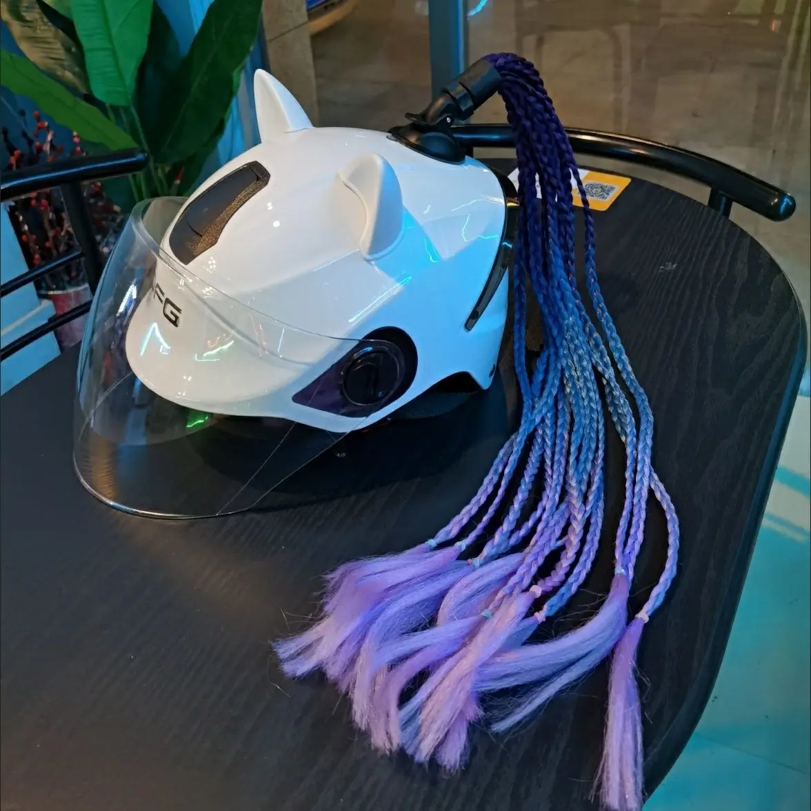 Motorcycle Helmet Decoration With High Aesthetic Valuenew Helmet Dirty Braids Men And Women Motorcycle Cool Ponytail Braid
Motorcycle Helmet Decoration With High Aesthetic Valuenew Helmet Dirty Braids Men And Women Motorcycle Cool Ponytail Braid