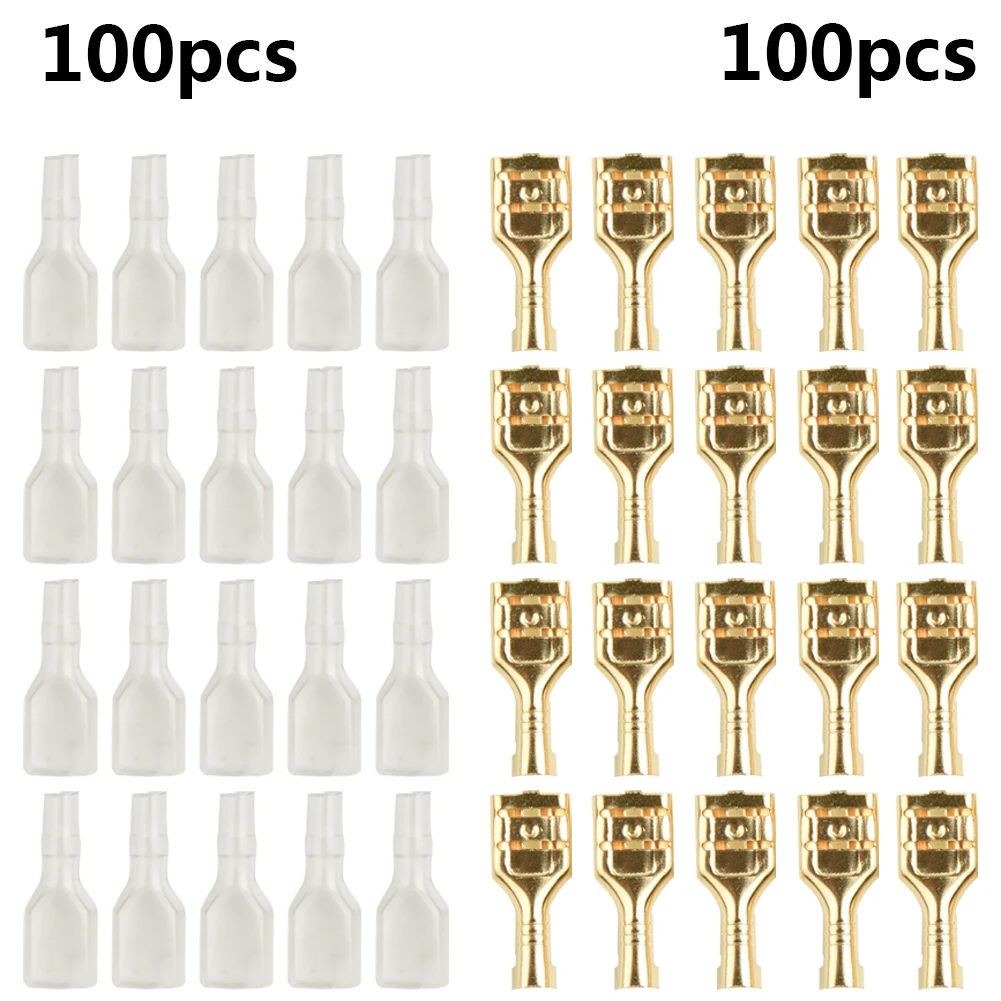 200pcs Female Spade Insulated Wire Connectors Crimp Spade Insulated Electrical Wiring Crimp Terminal Connector
200pcs Female Spade Insulated Wire Connectors Crimp Spade Insulated Electrical Wiring Crimp Terminal Connector