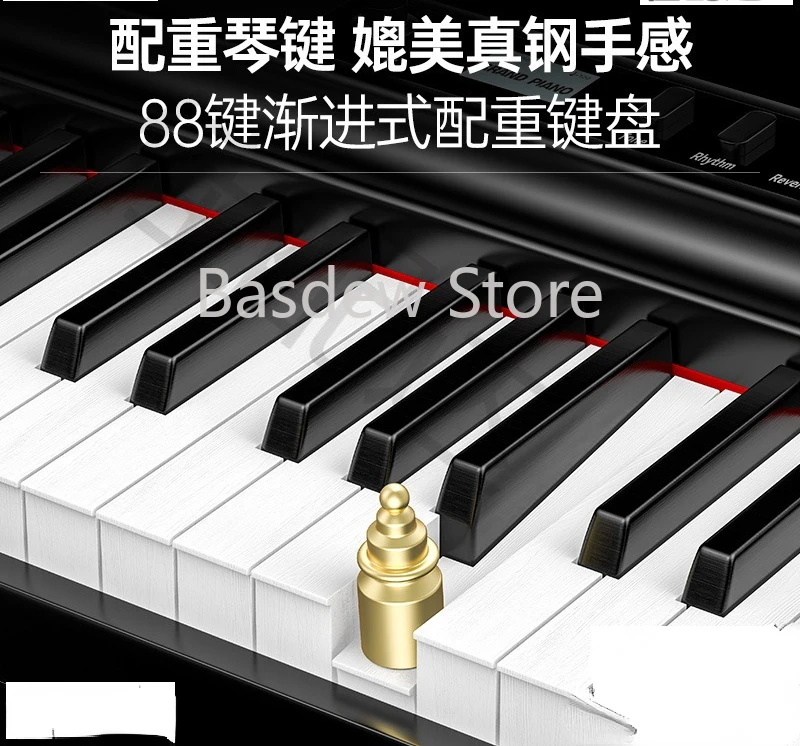 Foldable Electric Piano Professional 88 Keyboard Portable Beginner for Home Use Electronic Piano
Foldable Electric Piano Professional 88 Keyboard Portable Beginner for Home Use Electronic Piano
