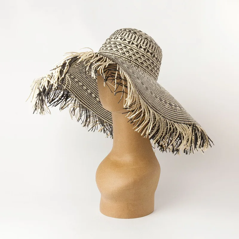01907-HH7388 handmade straw Bohemian big wind brim lady sun cap women leisure beach holiday hat
01907-HH7388 handmade straw Bohemian big wind brim lady sun cap women leisure beach holiday hat