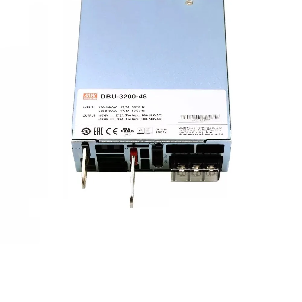 MEAN WELL Switching power supply DBU-3200 3200W 24V48V intelligent single output battery charger
MEAN WELL Switching power supply DBU-3200 3200W 24V48V intelligent single output battery charger