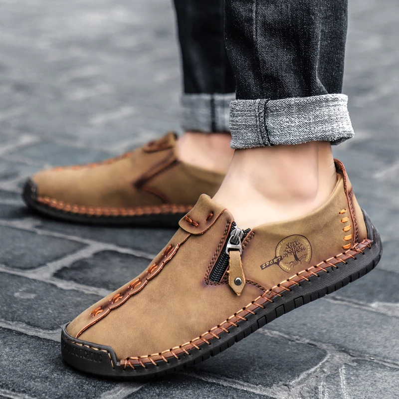 Men's Casual Shoes Walking Sports Manual Stitching Solid Color Comfortable Microfiber Leather Fashion Lightweight Running Shoes
Men's Casual Shoes Walking Sports Manual Stitching Solid Color Comfortable Microfiber Leather Fashion Lightweight Running Shoes