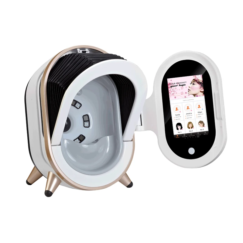Portable Skin Test Device 3D UV Facial Magic Mirror intelligent ai facial skin analyzer 
Portable Skin Test Device 3D UV Facial Magic Mirror intelligent ai facial skin analyzer