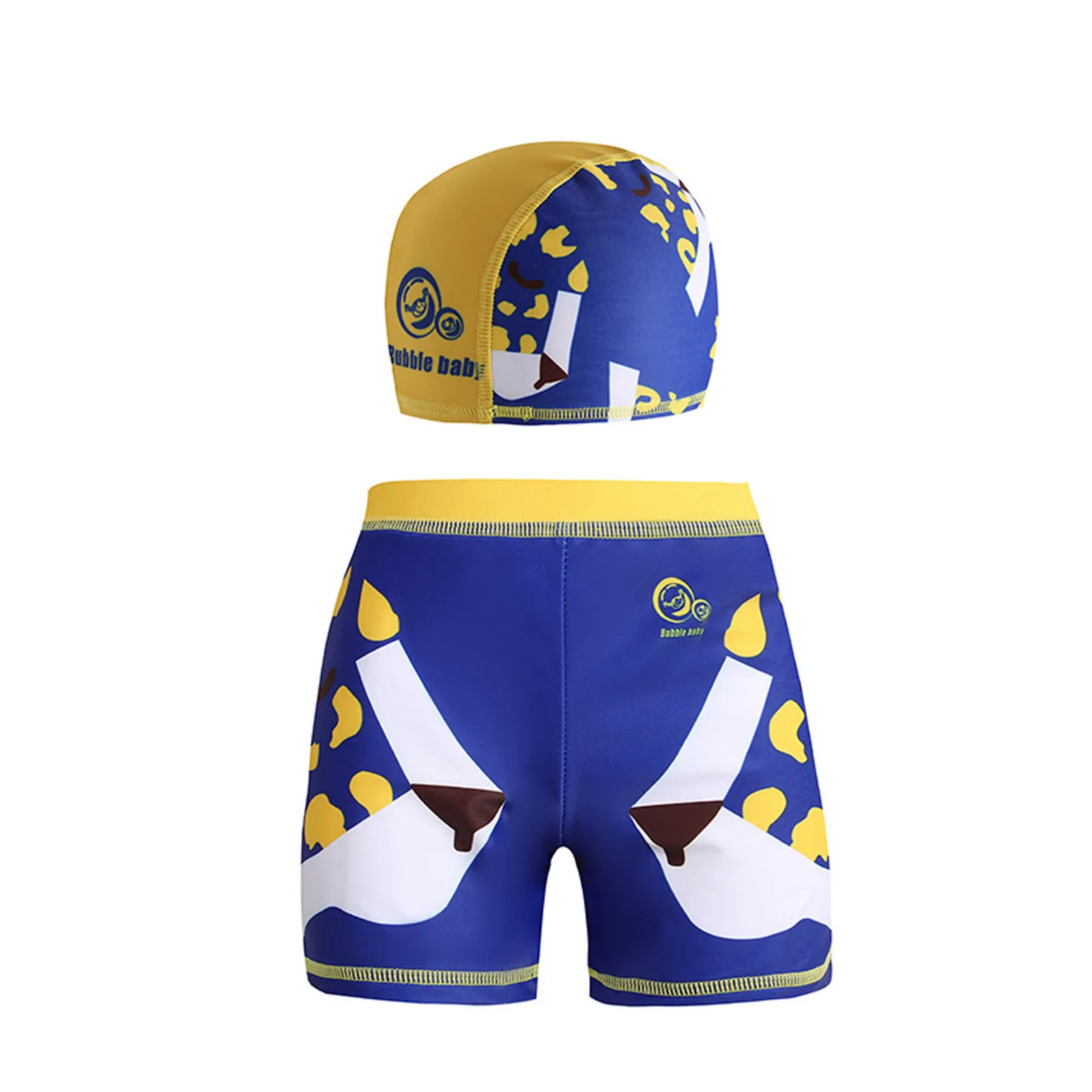 

Children's Dinosaur Printed Swimming Trunks And Swimming Caps Men Swimwear плавки мужские Bañador Hombres Short bañador niño