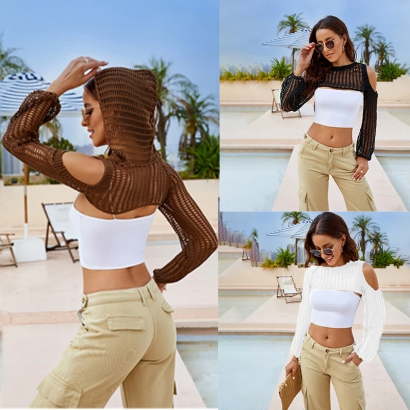 Knitted Hollow Out Top Long Sleeve Shirts Elevate Your Fashion Statement for Women Girls
Knitted Hollow Out Top Long Sleeve Shirts Elevate Your Fashion Statement for Women Girls