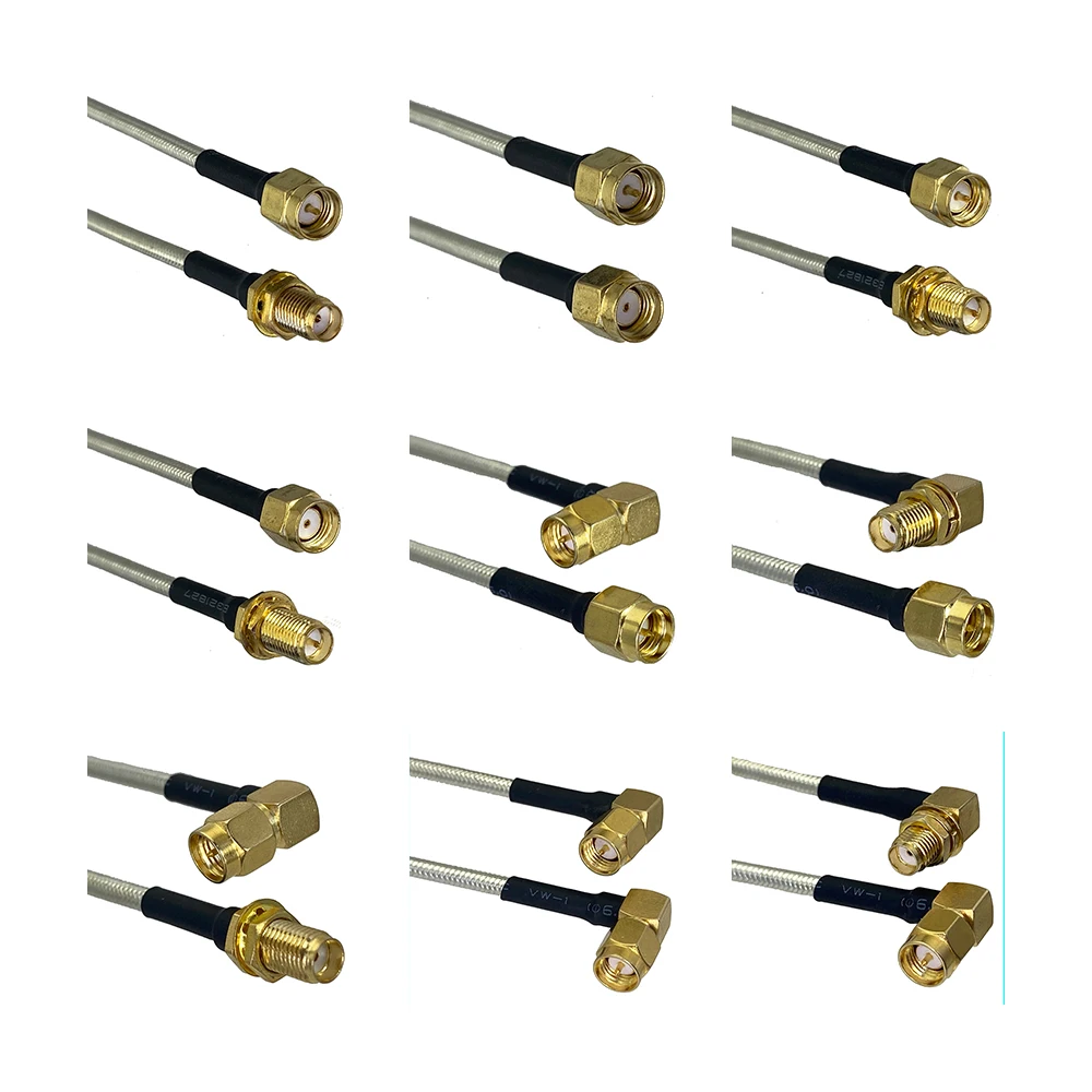 RG402 0.141" SMA RP SMA to SMA RPSMA Male plug & Female jack Straight & Right Angle RF Jumper pigtail Flexible Cable 4inch~10FT
RG402 0.141" SMA RP SMA to SMA RPSMA Male plug & Female jack Straight & Right Angle RF Jumper pigtail Flexible Cable 4inch~10FT