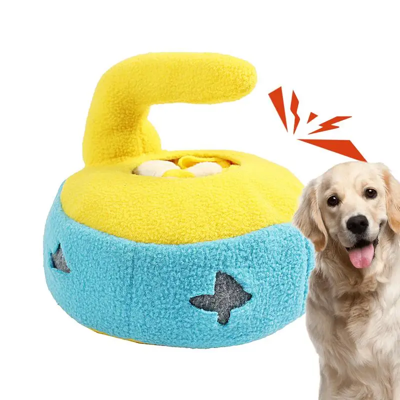 

Slow Feeder For Dogs Creative Treat Dispenser Dog Puzzle Toy In Curling Shape Bite-Resistant Outdoor Dog Enrichment Toys