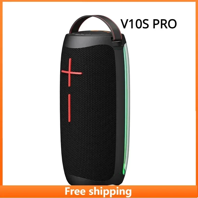 Портативный Bluetooth-динамик V10S PRO, беспроводной стерео-сабвуфер высокого качества, беспроводные басы, водонепроницаемость IPX6, светодиодный Speaker
Портативный Bluetooth-динамик V10S PRO, беспроводной стерео-сабвуфер высокого качества, беспроводные басы, водонепроницаемость IPX6, светодиодный Speaker