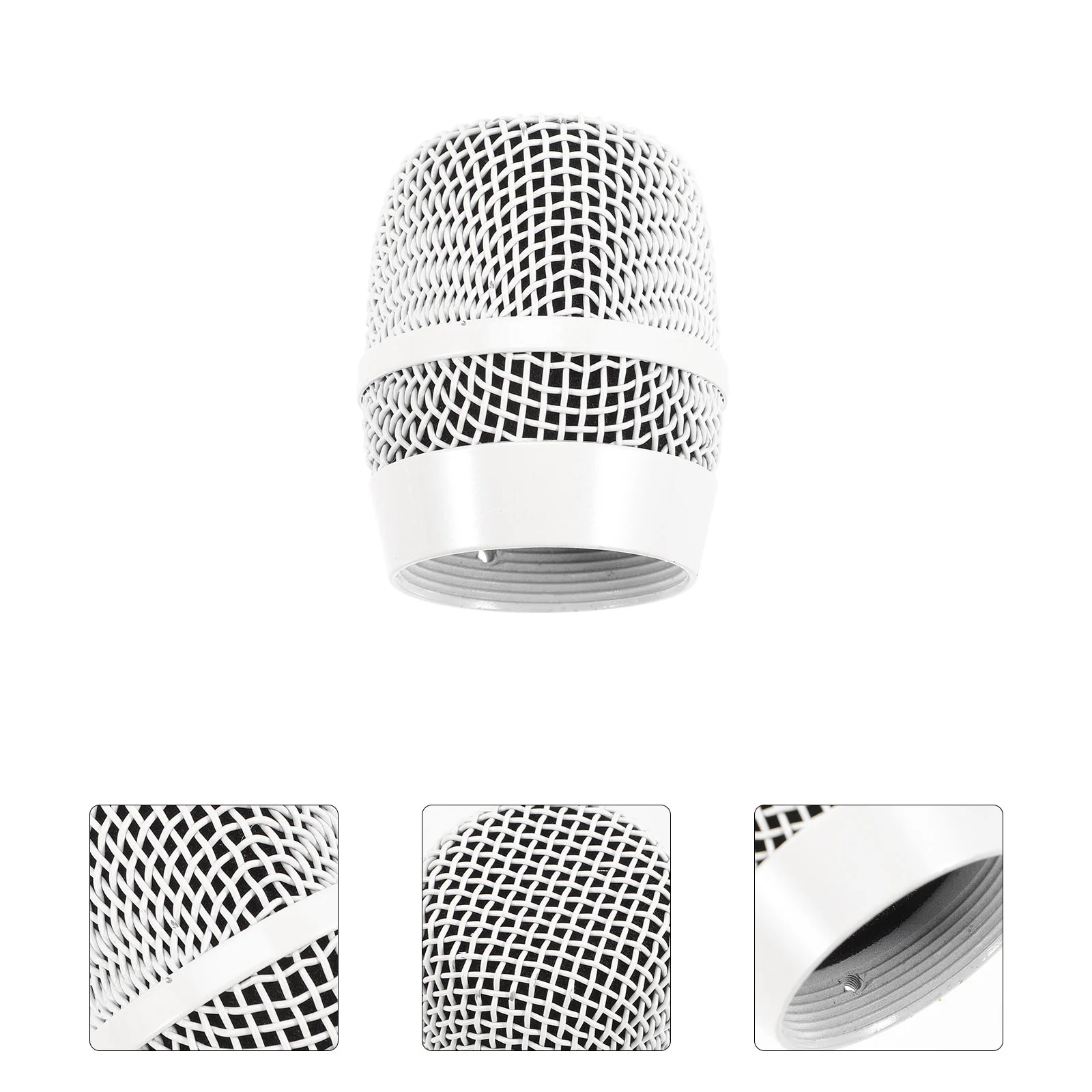 Mic Metal Ball Head Replacement Microphone Accessory Microphone Metal Part 
Mic Metal Ball Head Replacement Microphone Accessory Microphone Metal Part