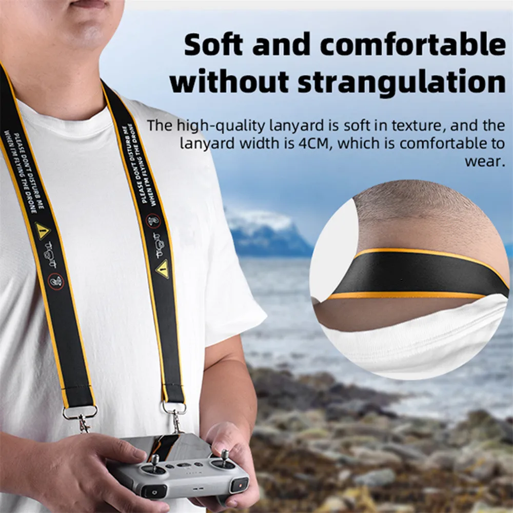 Universal Upgraded Widen Remote Controller Strap Sling Lanyard Neck Strap for DJI Mini 3 Pro/Mavic 3/Air 2S/Mini 2 Drone
Universal Upgraded Widen Remote Controller Strap Sling Lanyard Neck Strap for DJI Mini 3 Pro/Mavic 3/Air 2S/Mini 2 Drone