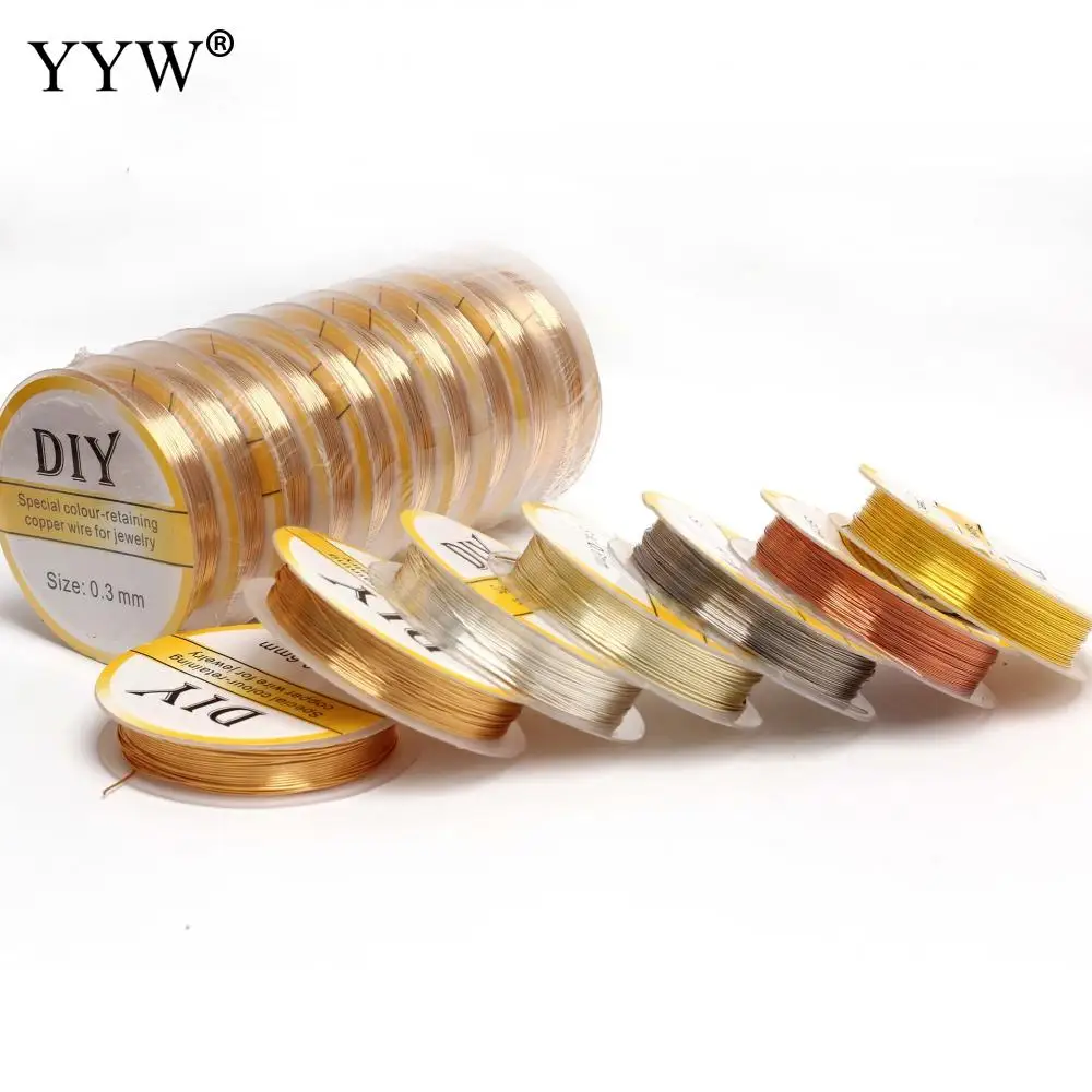 10pcs 0.2/0.3/0.4/0.5/0.6/0.7/0.8/1.0mm Brass Copper Wires Beading Wire For Jewelry Making Gold Colors Jewelry Accessories
10pcs 0.2/0.3/0.4/0.5/0.6/0.7/0.8/1.0mm Brass Copper Wires Beading Wire For Jewelry Making Gold Colors Jewelry Accessories